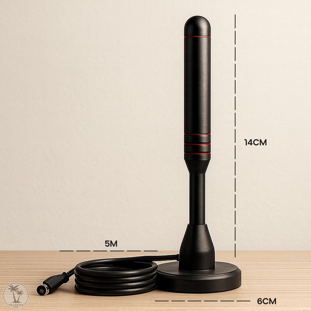 Antena Aerea Tdt Para Tv Digital Potente De Interior Hdtv