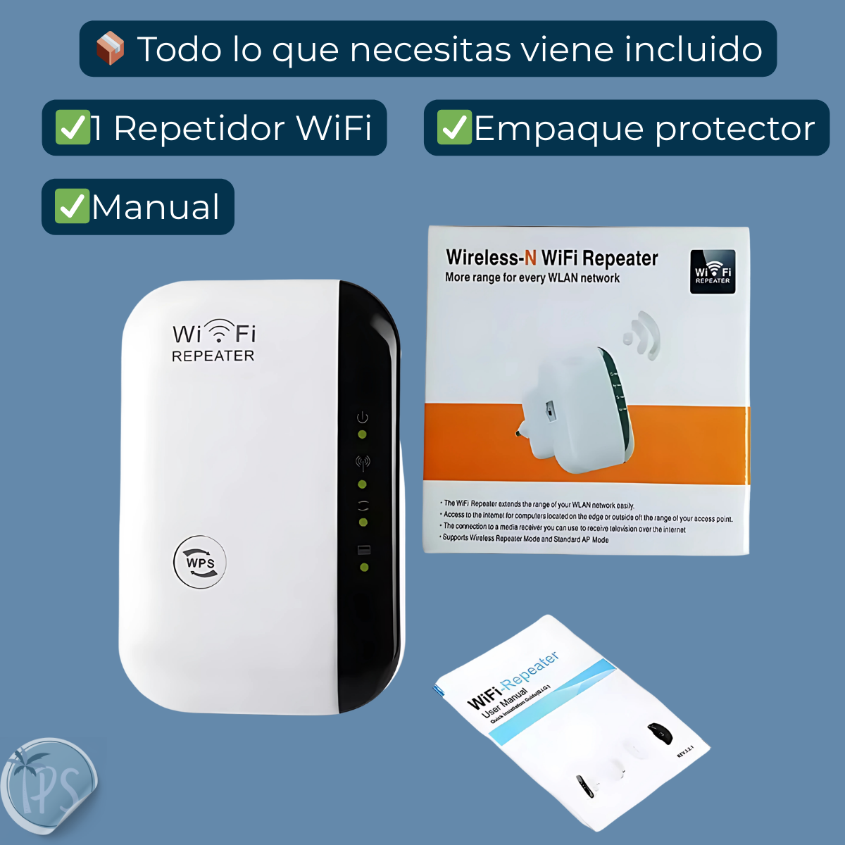 Router Rompemuros Repetidor De Señal Internet Wifi 300 Mbps