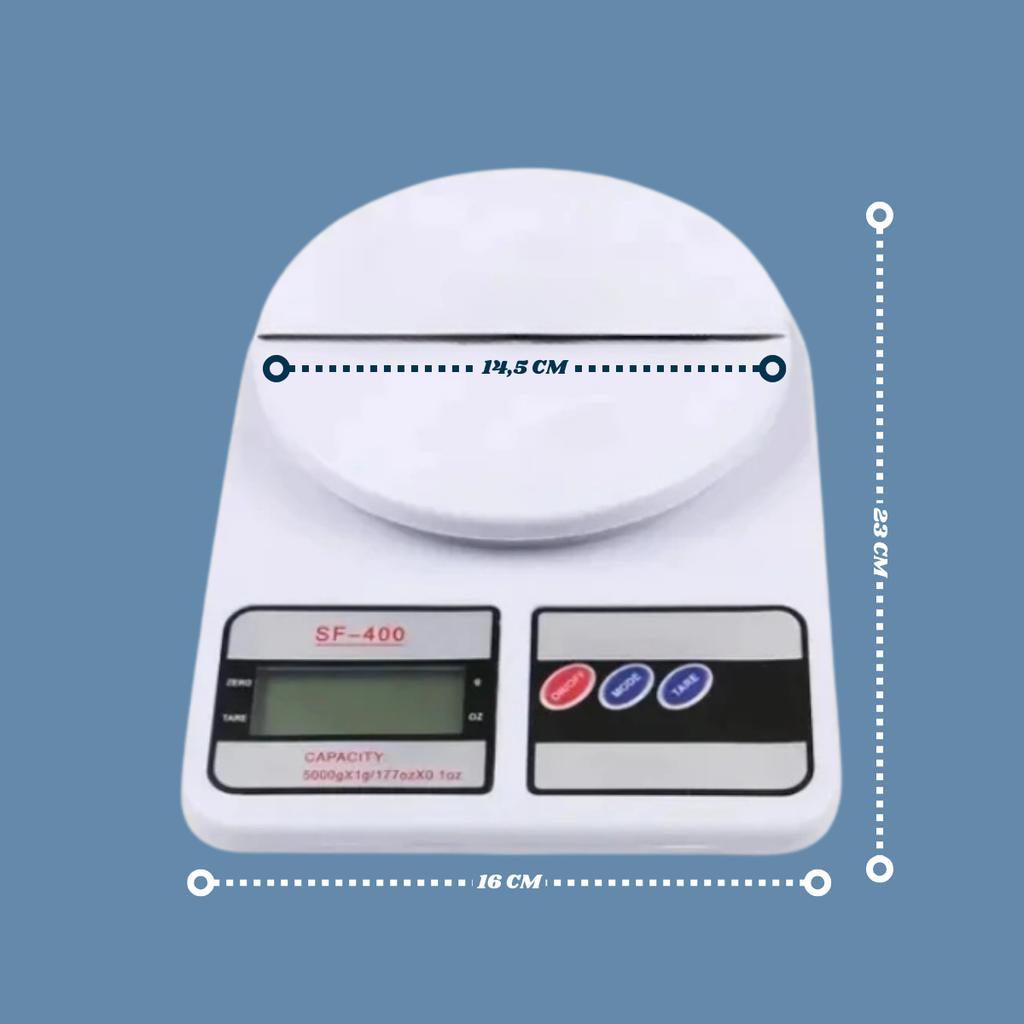 Balanza de cocina digital SQ Cozinha SF-400 pesa hasta 10kg