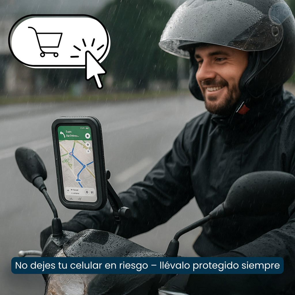 Soporte Celular Para Moto Impermeable Bicicleta Base Holders