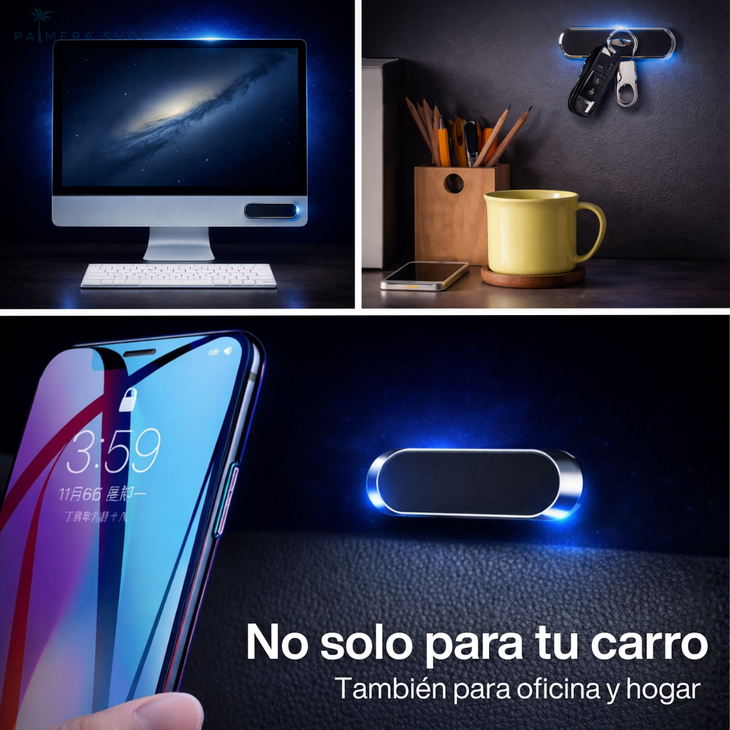 Soporte Iman Celular Para Carro Holders Magnetico Bases