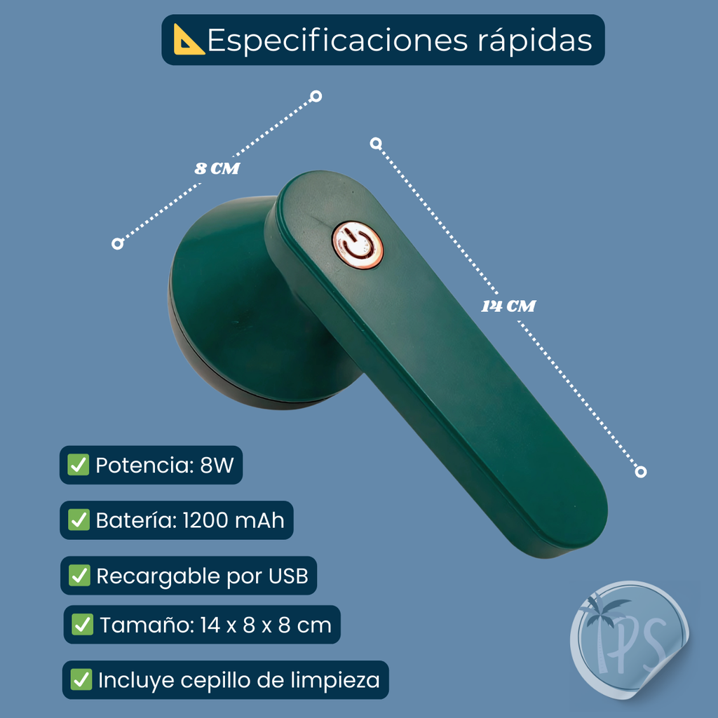 Quita Motas Electrico Maquina Recargable Pelos Pelusa Multicolor