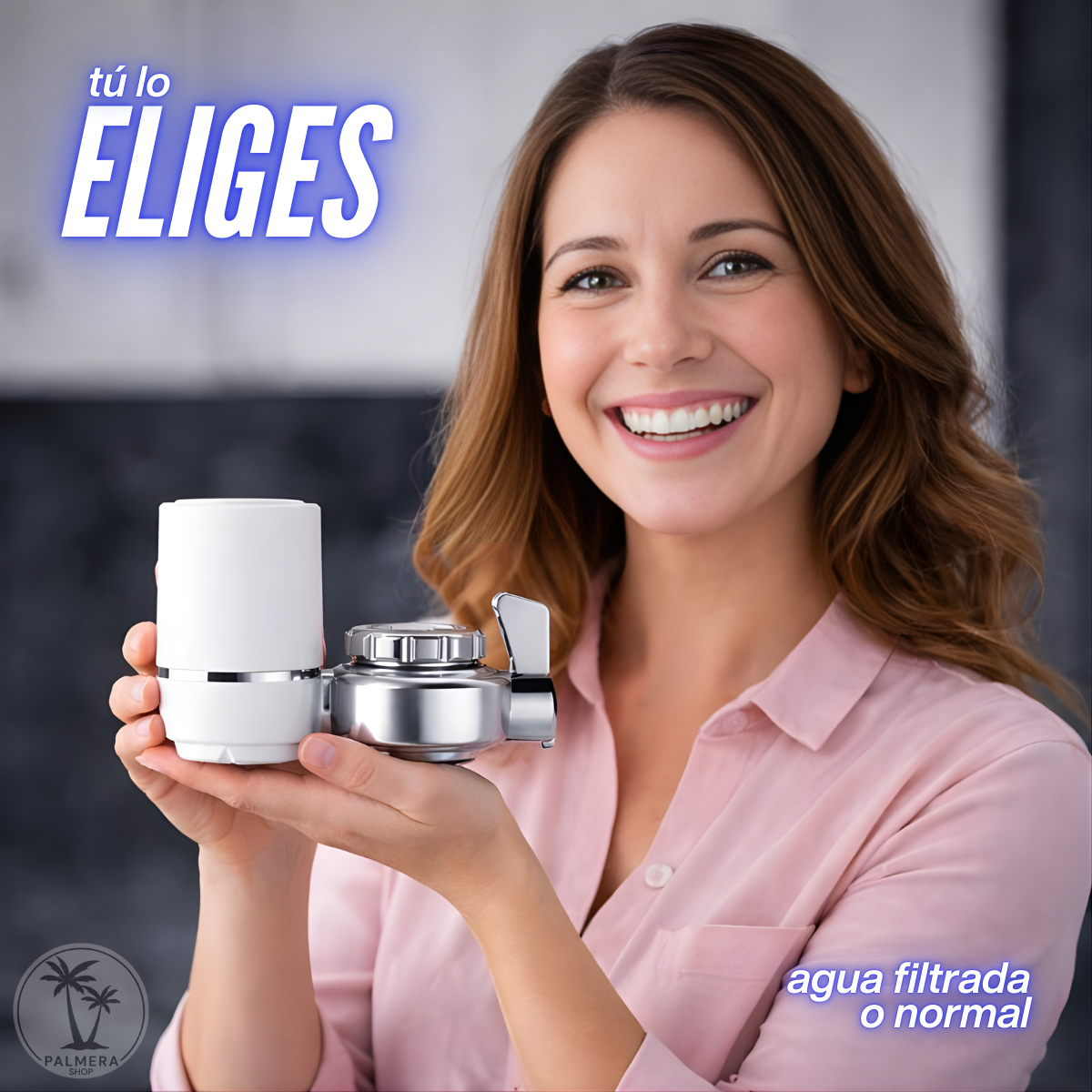 Purificadores De Agua Filtros Con Piedras Minerales Grifo Blanco No Requiere Corriente