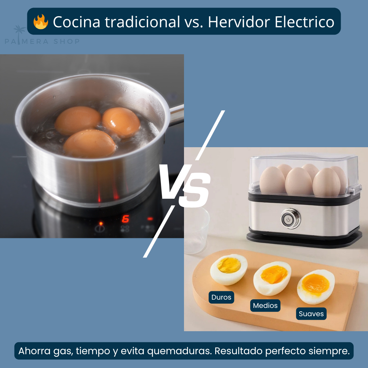 Hervidor De Huevos Electrico Vaporera Para Cocinar Alimentos