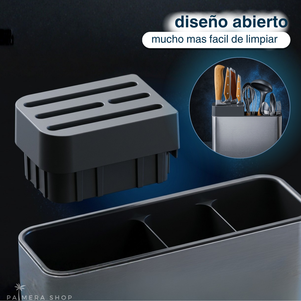 Organizador De Cubiertos Porta Cubiertero Escurridor Cajon