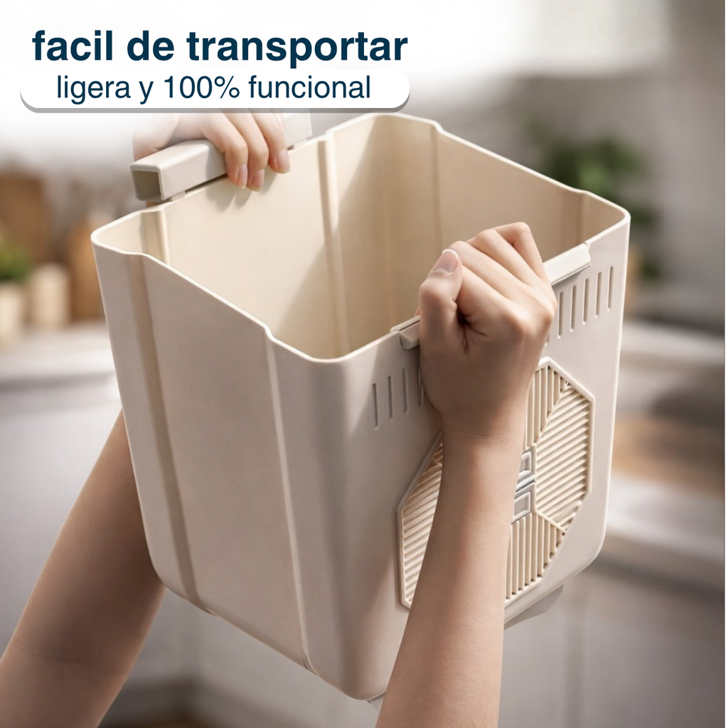 Caneca Basurero Bote Cocina Plegable Papelera Multiusos
