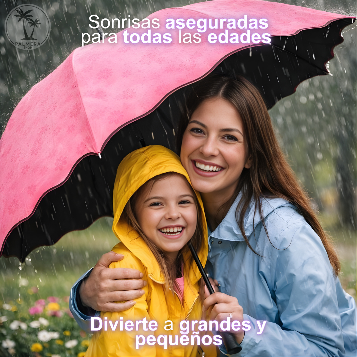 Paraguas Plegable Sombrillas Mujer Pequeña Con Proteccion Uv Morado