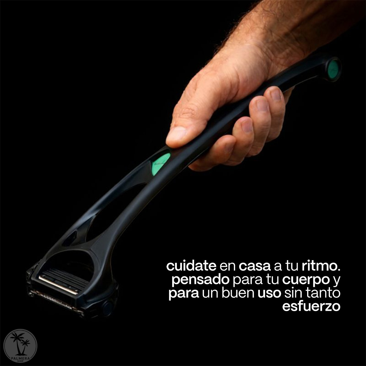 Depiladora Para Afeitar Espalda Afeitadora Rasuradora Negro 0