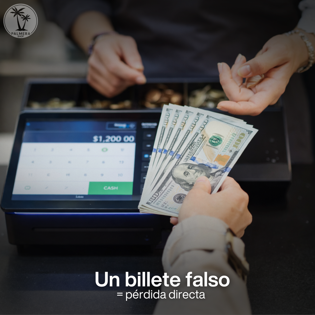 Detector De Billetes Falsos Maquina Para Detectar Con Luz Uv Azul