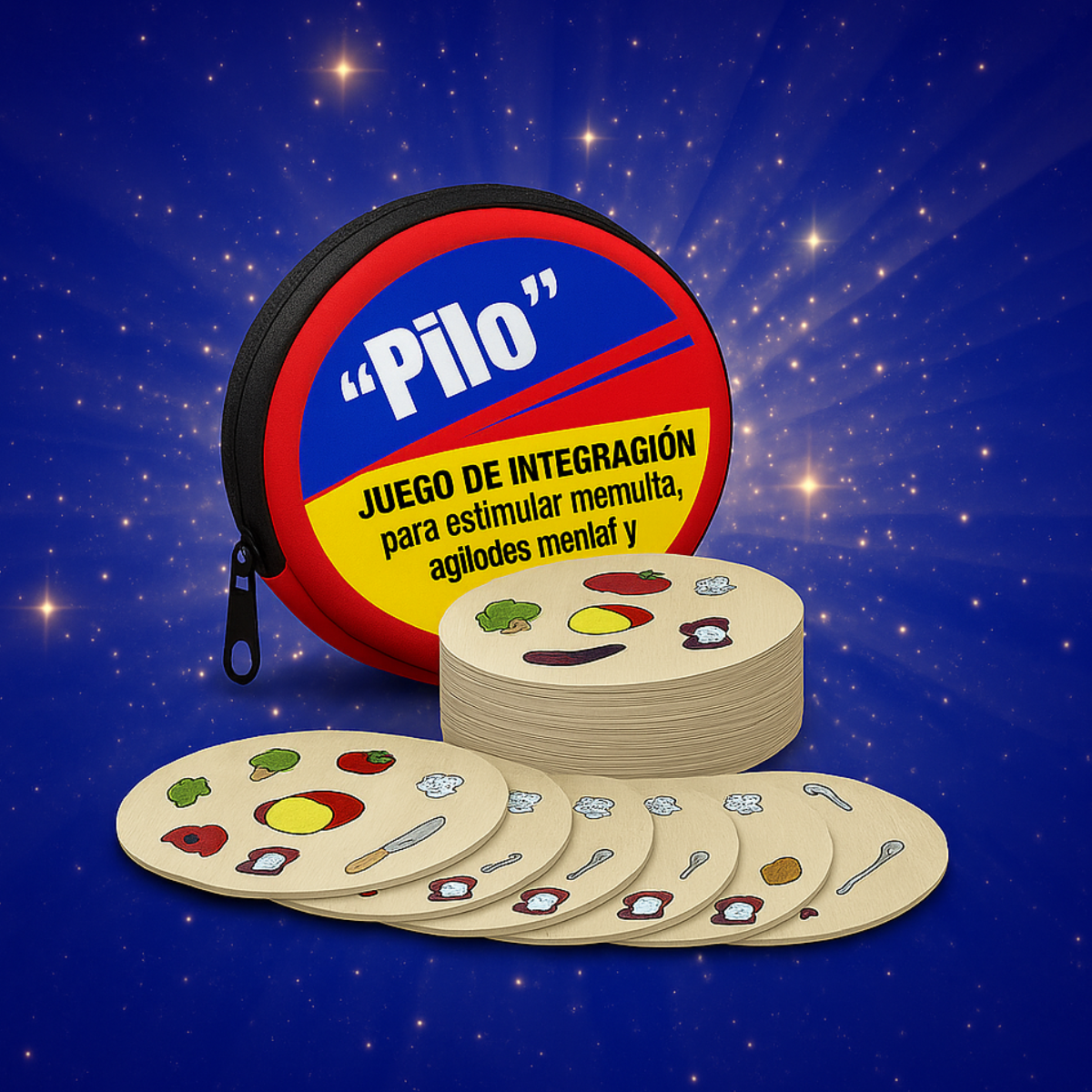 Pilo Juego Integración Estimula Memoria Percepción Visual