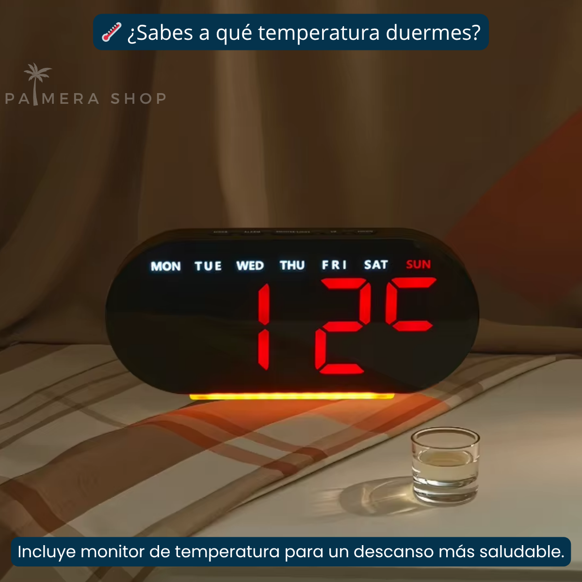 Reloj Despertador Digital Con Alarma Despertadores De Mesa