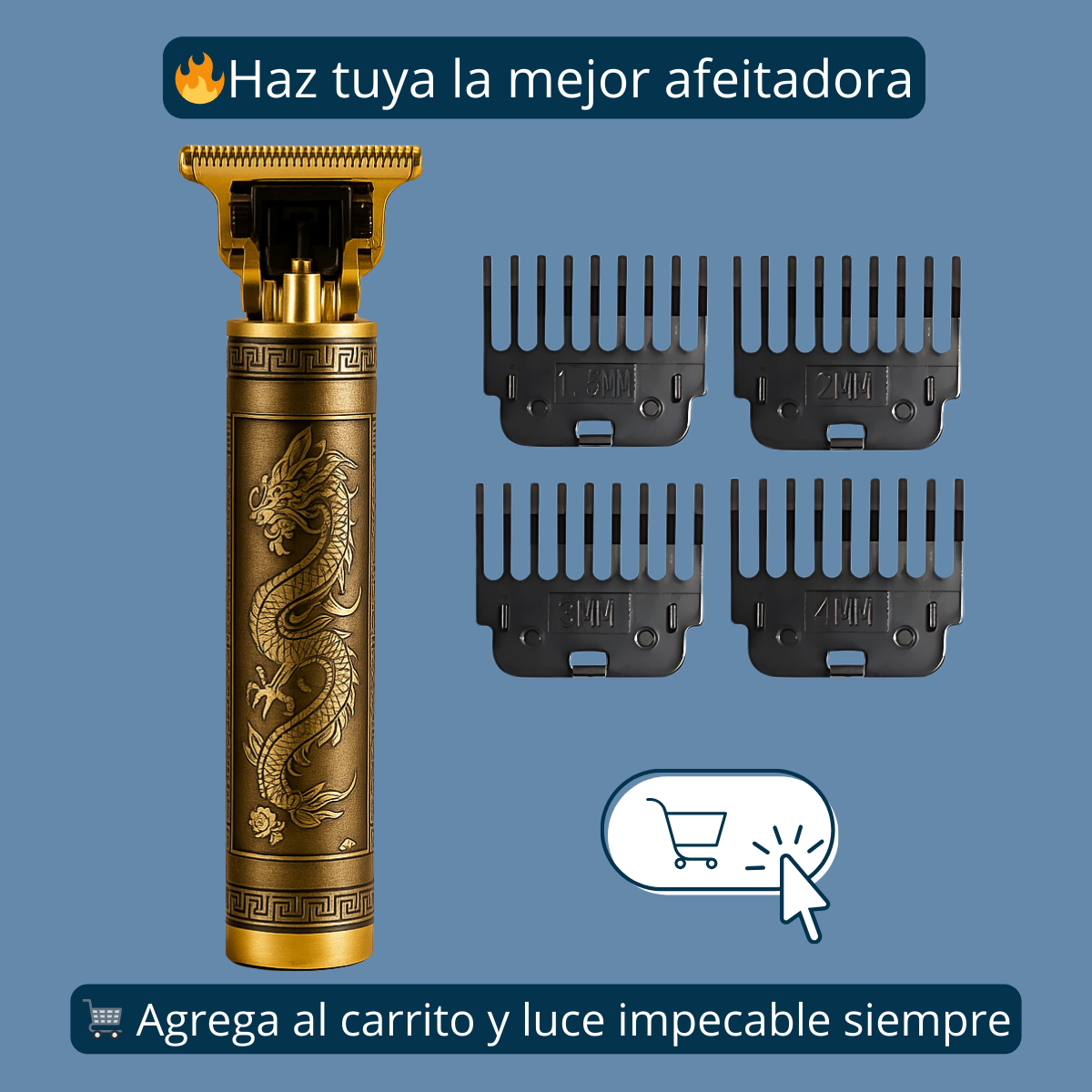Maquina De Afeitar Hombre Inalambrica Afeitadoras Electricas Dorado 5