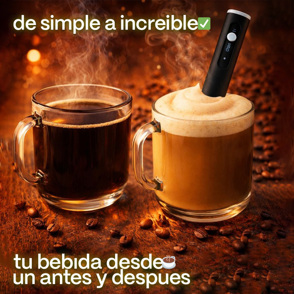 Batidor Eléctrico Portátil Mezclador Espumador De Leche Café