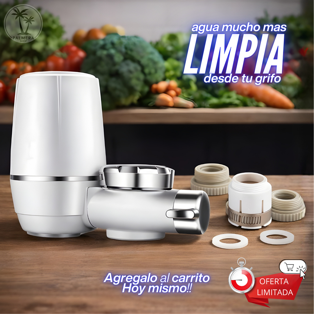 Purificadores De Agua Filtros Con Piedras Minerales Grifo Blanco No Requiere Corriente
