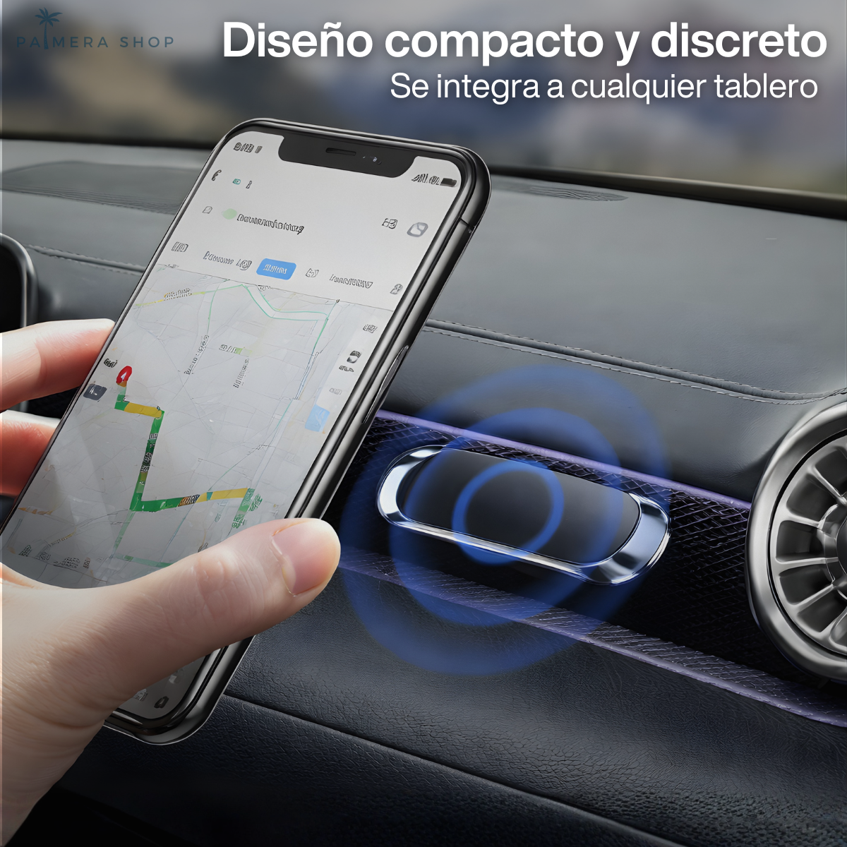 Soporte Iman Celular Para Carro Holders Magnetico Bases