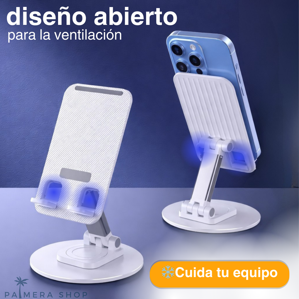 Soporte De Escritorio Para Celular Tablets Base Metalico