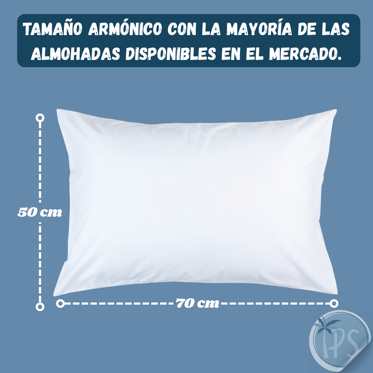 Funda Protector Impermeable Forro Para Almohadas Antifluidos Blanco Liso