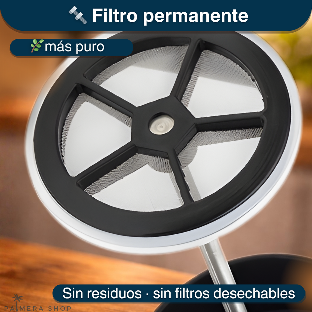 Prensa Francesa Café Termo Infusionador Tetera Te Acero