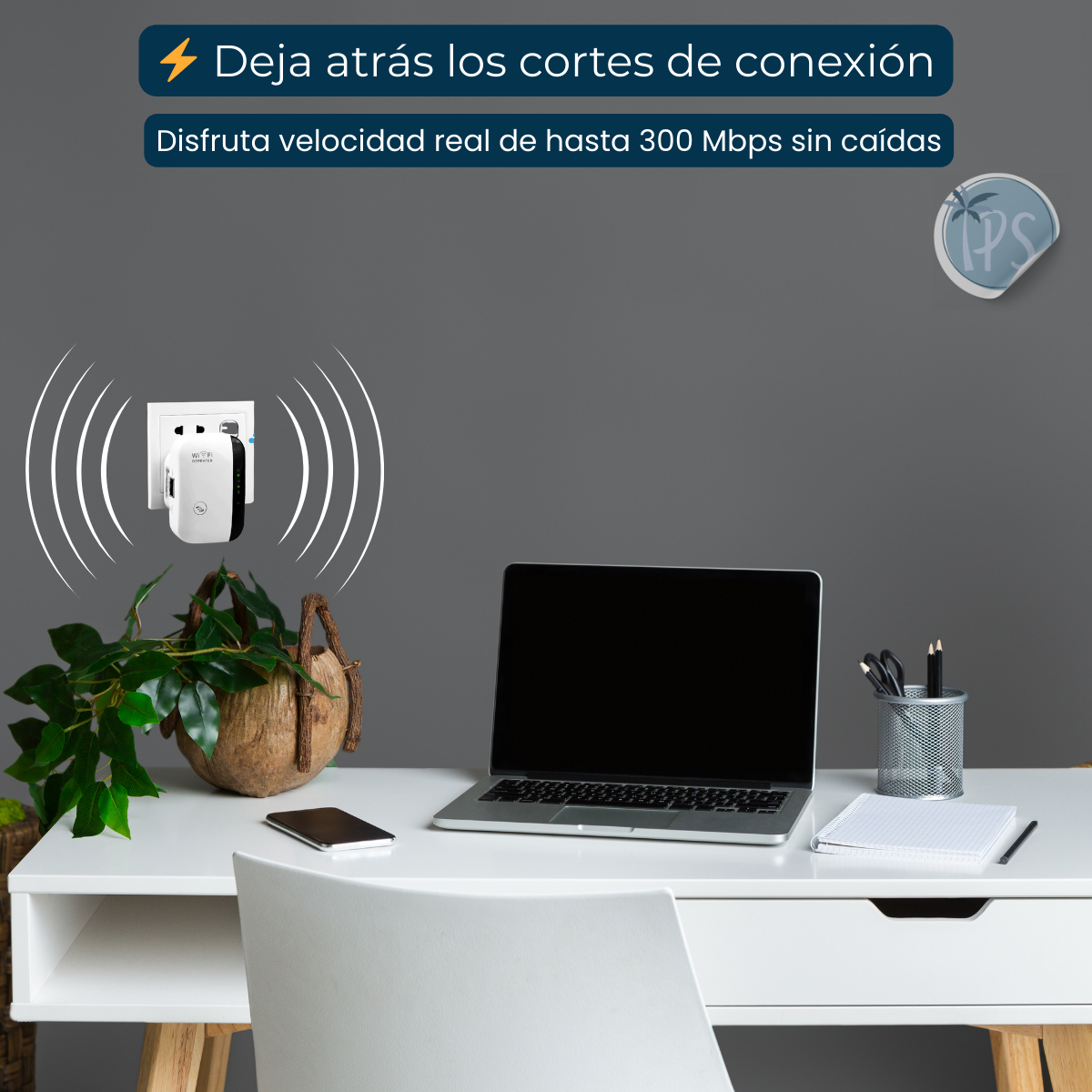 Router Rompemuros Repetidor De Señal Internet Wifi 300 Mbps
