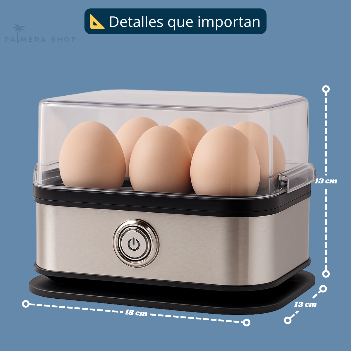 Hervidor De Huevos Electrico Vaporera Para Cocinar Alimentos