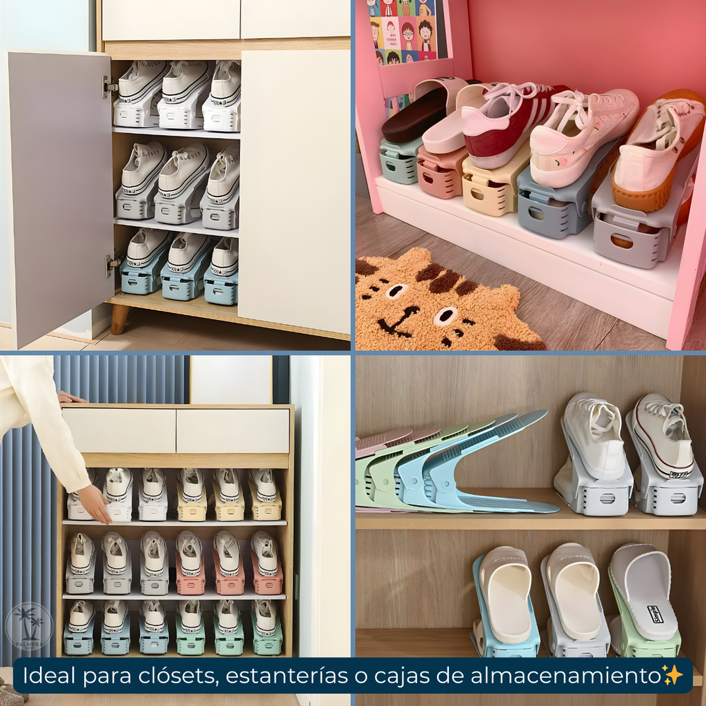 Organizador De Zapatos Calzado Zapateros Acomodador Kit X 12