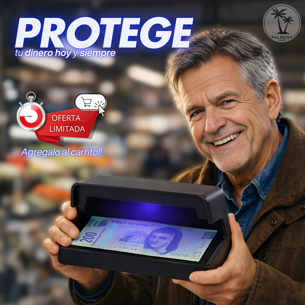 Detector De Billetes Falsos Maquina Para Detectar Con Luz Uv