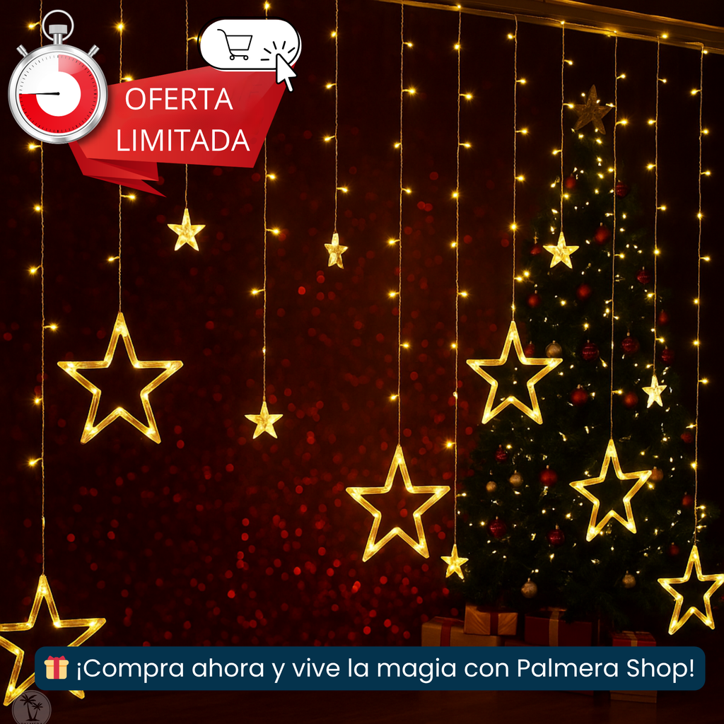 Luces Navidenas Solares Led Para Exteriores Lluvia Cortina