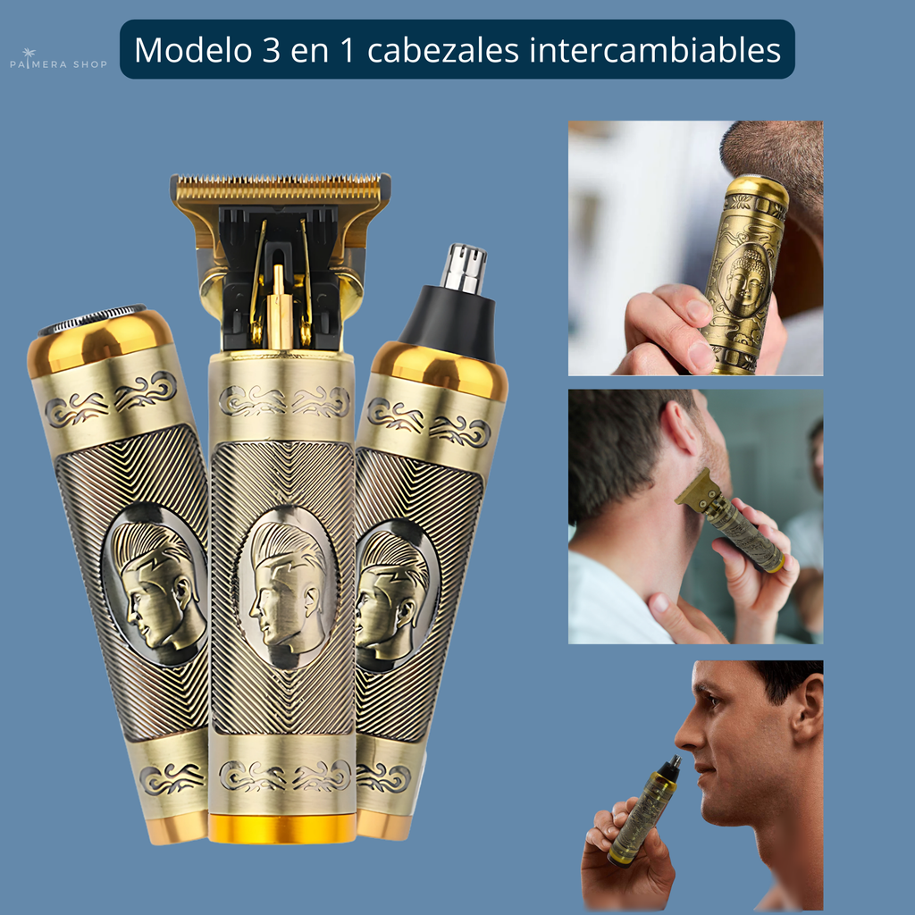 Maquina De Afeitar Hombre Inalambrica Afeitadoras Electricas Dorado 5