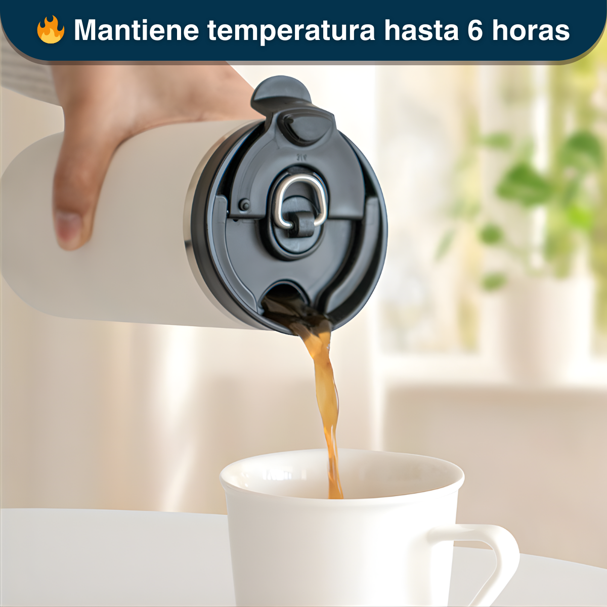Prensa Francesa Café Termo Infusionador Tetera Te Acero