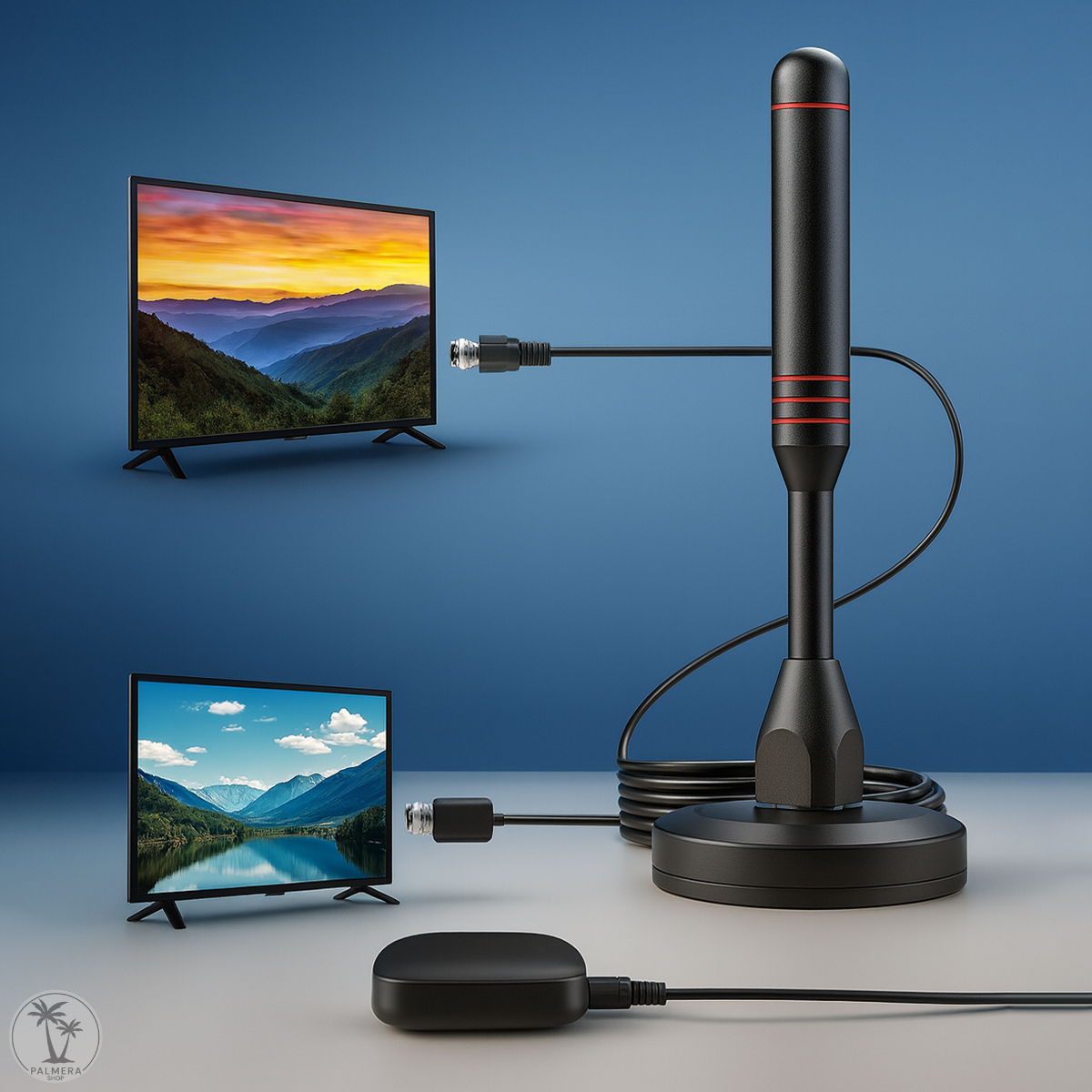 Antena Aerea Tdt Para Tv Digital Potente De Interior Hdtv