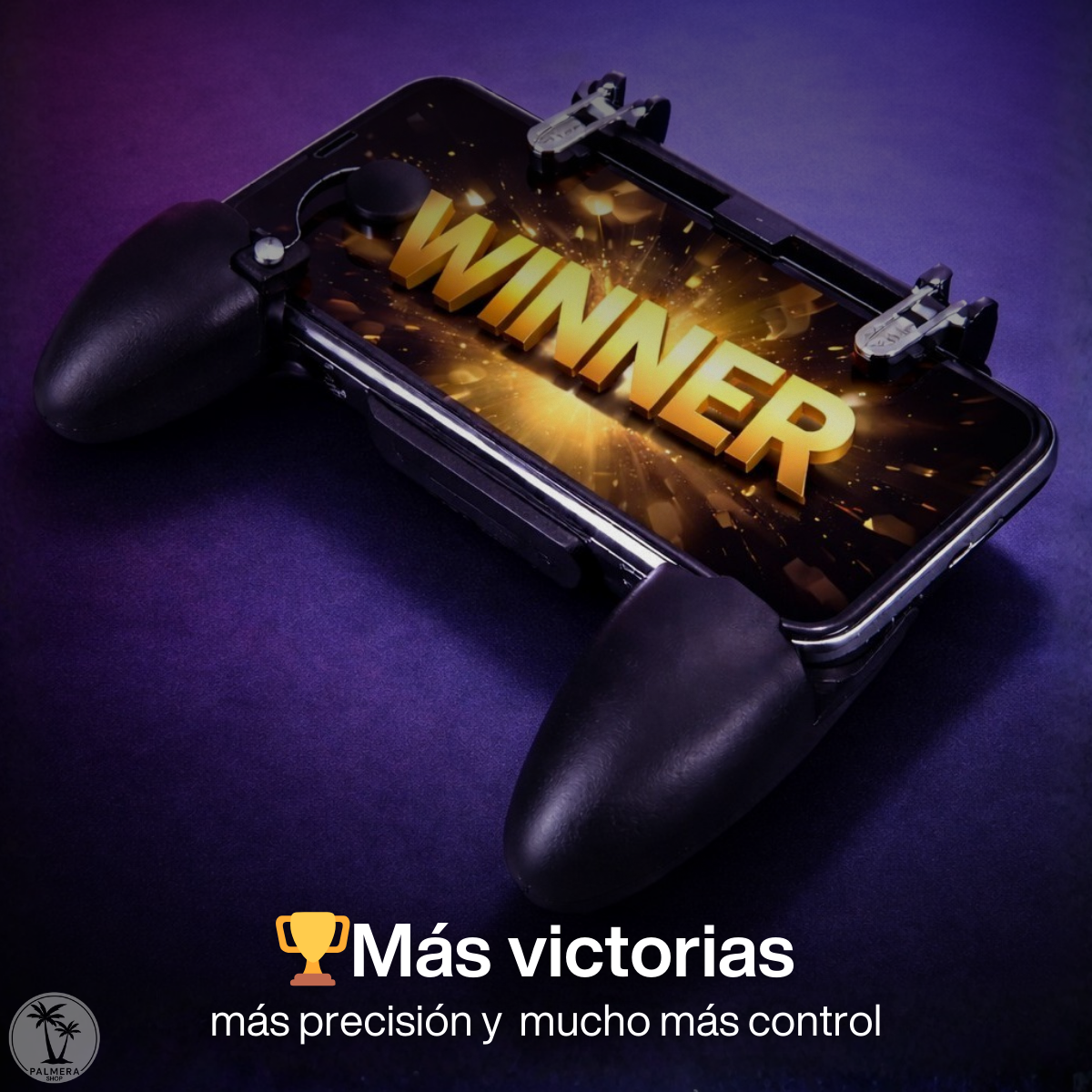 Gatillos Gamepad Android Control Gamepad Gatillo Para Celula Negro.