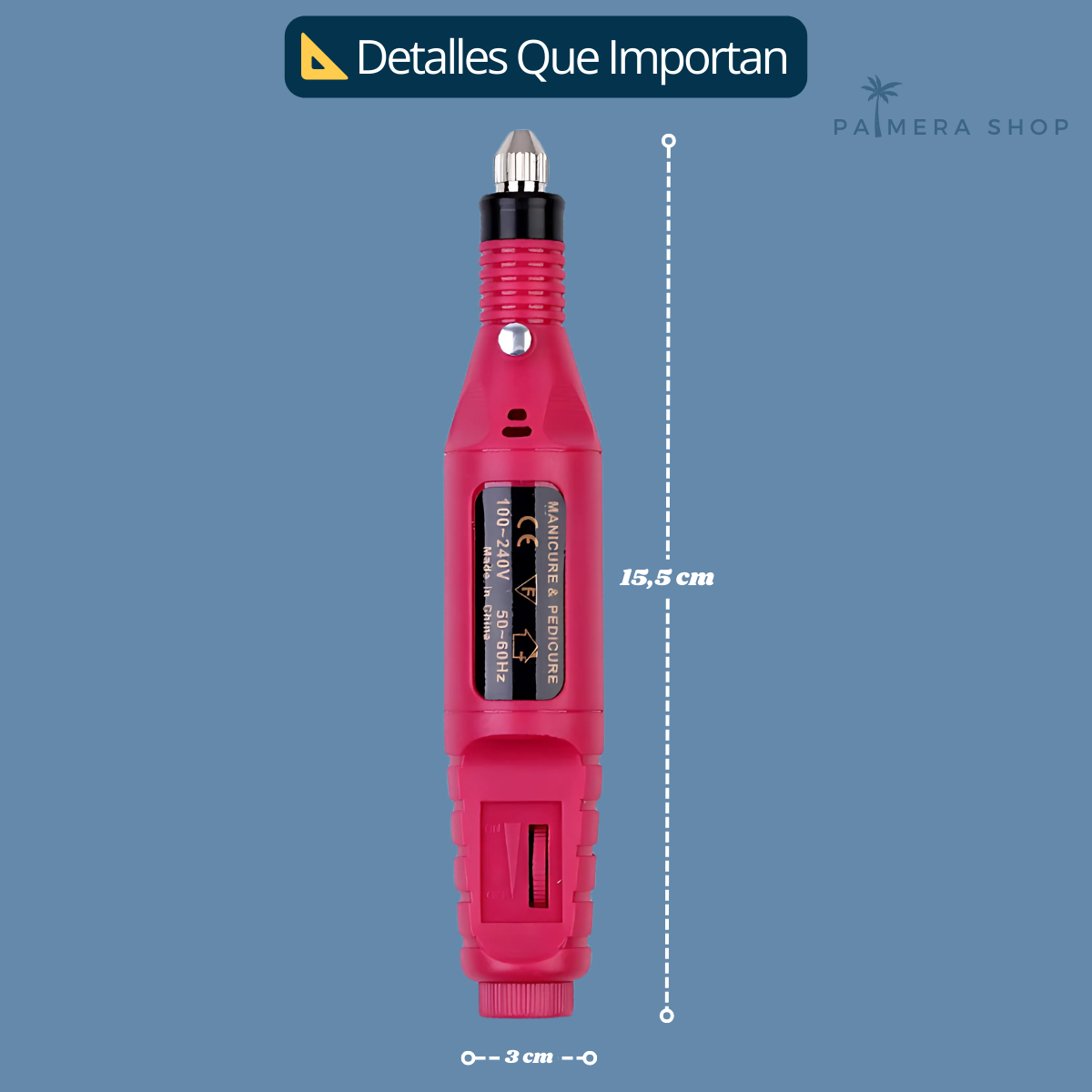 Pulidor De Uñas Electrico Brocas Drill Para Manicura Pulidor 5v