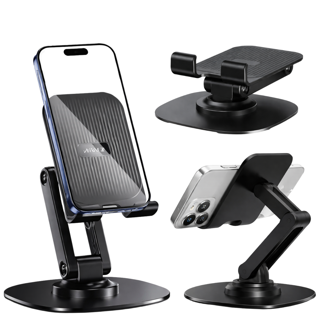 Soporte De Escritorio Para Celular Tablets Base Metalico.