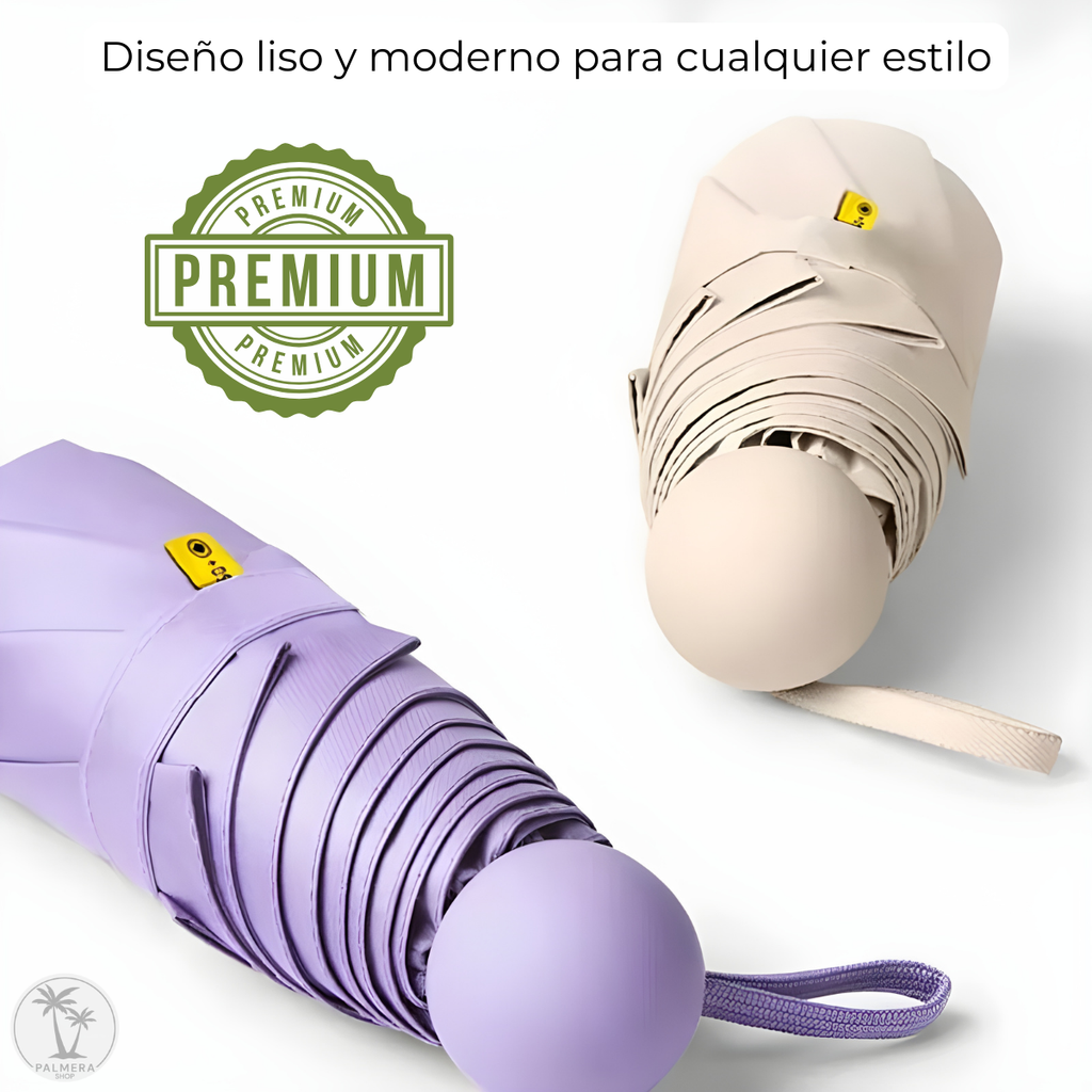 Mini Sombrillas Pequeñas Paraguas Plegable Con Proteccion Uv