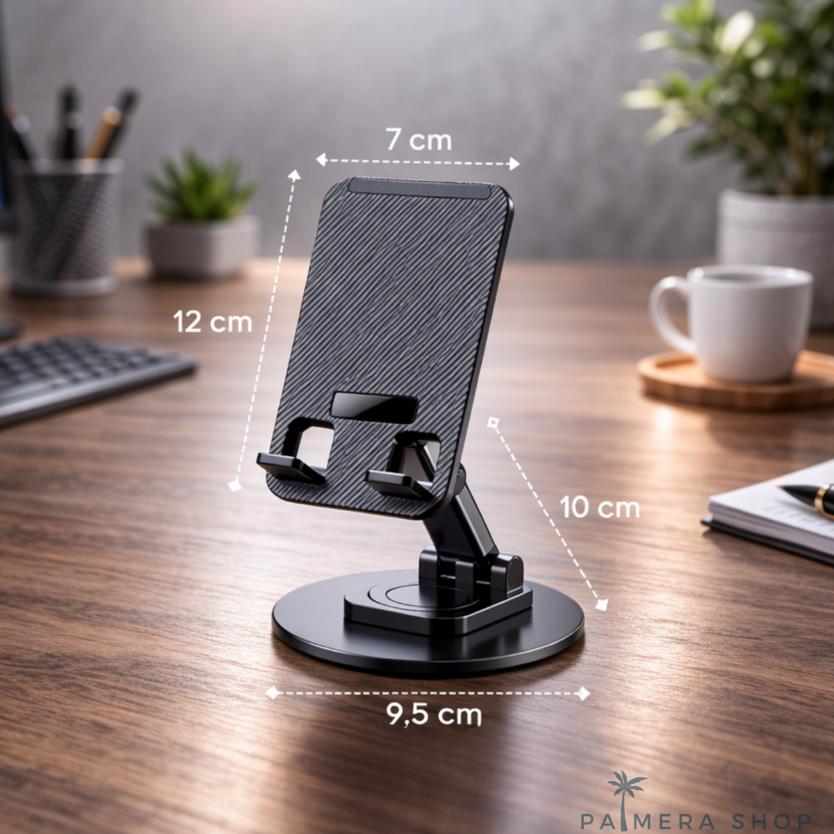 Soporte De Escritorio Para Celular Tablets Base Metalico