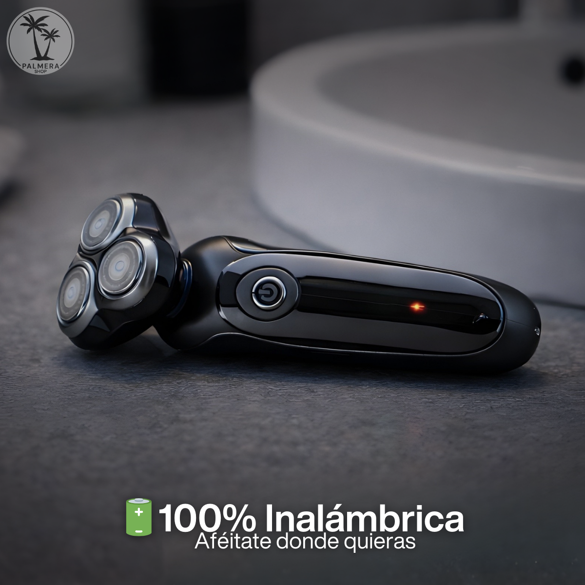 Maquina De Afeitar Hombre Inalambrica Afeitadoras Electricas Negro 110v