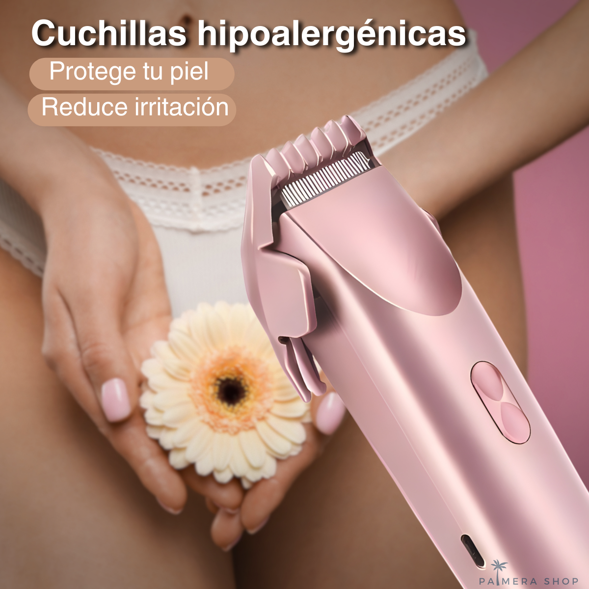 Depilador Electrico Zona Intima Rasuradora Mujer Afeitadora Morada 110v