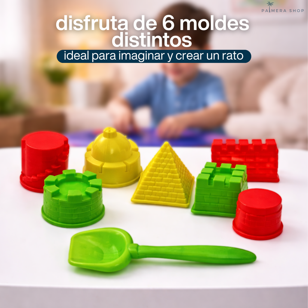 Arena Kinetica Cinetica Magica Moldeable Para Niños Kit