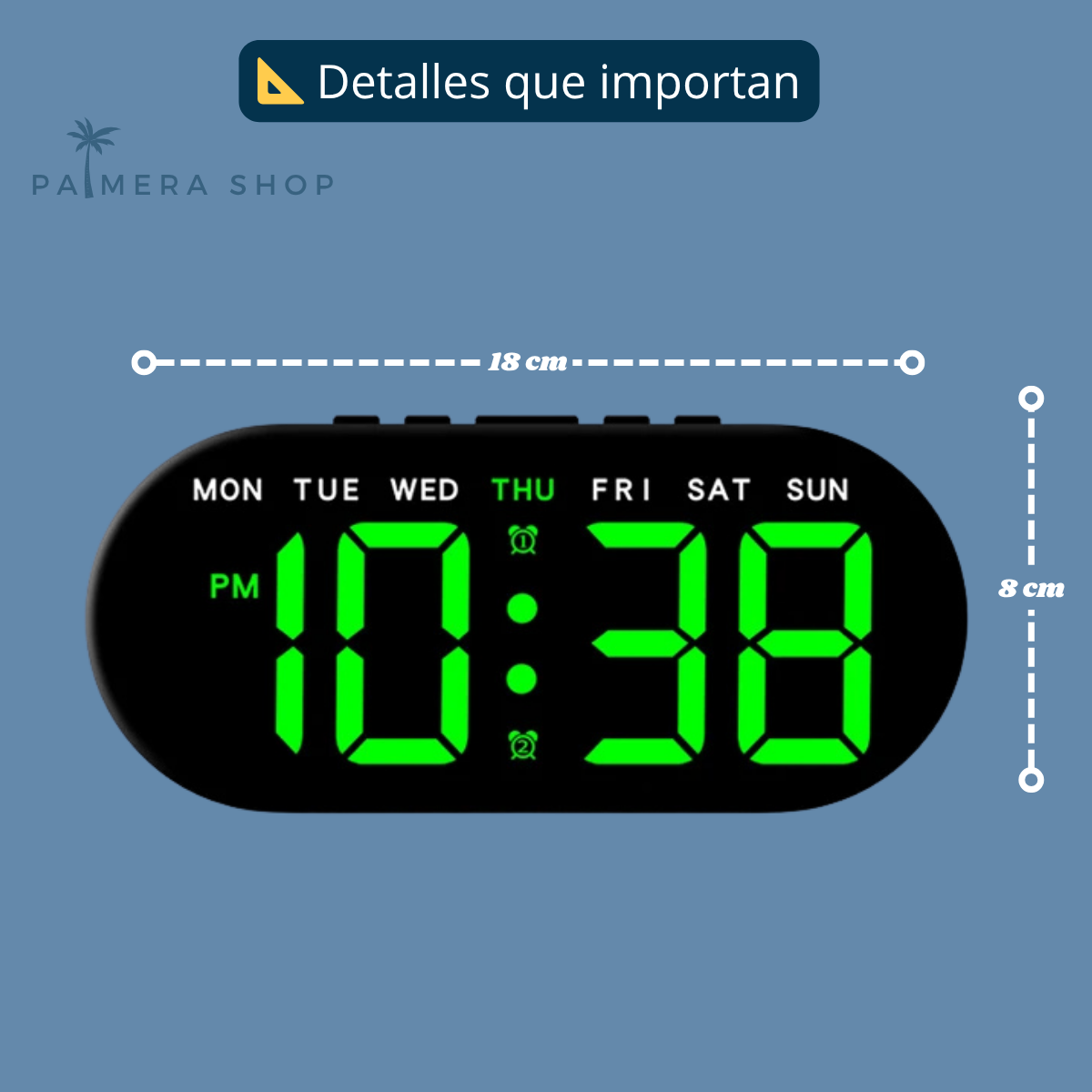 Reloj Despertador Digital Con Alarma Despertadores De Mesa