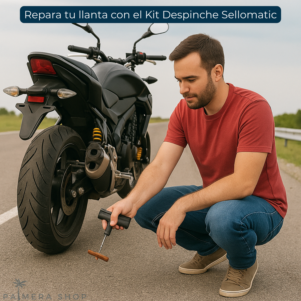 Kit Despinche / Despinchar Moto /carro Llanta Sellomatic-omi