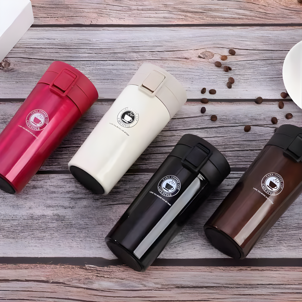 Vaso Con Tapa Para Cafe Termo Termico Acero Thermos Agua