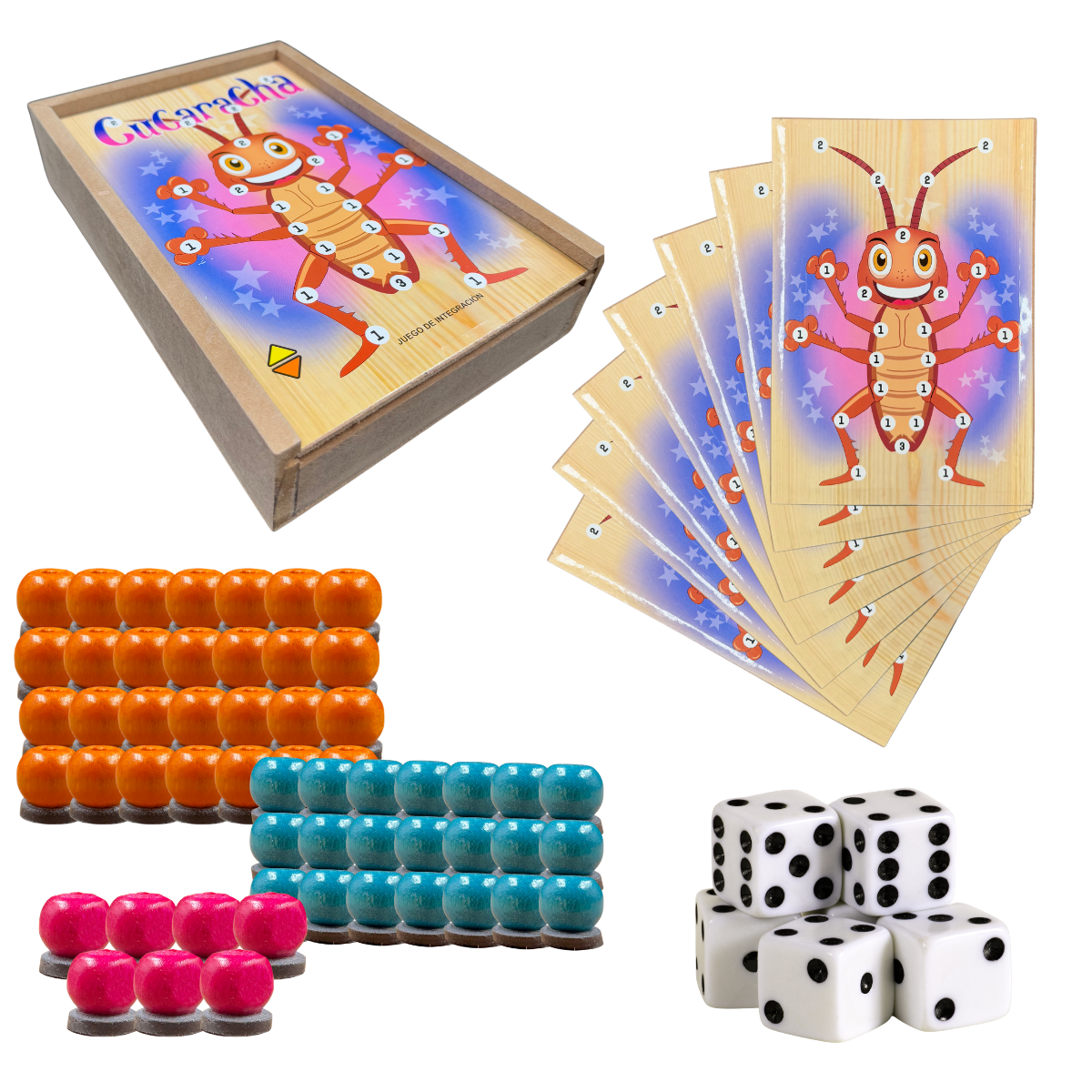 Juegos De Mesa Integracion Familiar La Cucaracha Imantada