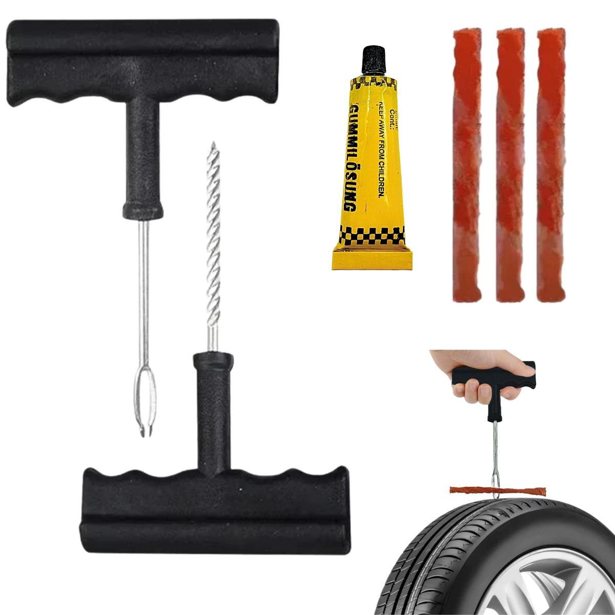Kit Despinche / Despinchar Moto /carro Llanta Sellomatic-omi