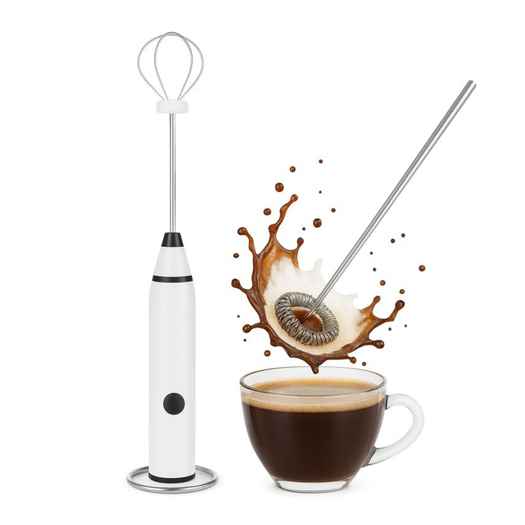 Batidor Eléctrico Portátil Mezclador Espumador De Leche Café