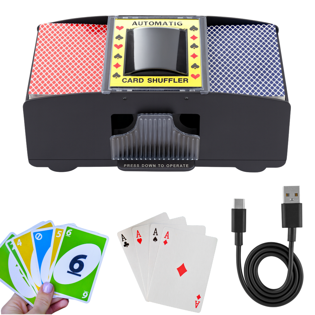 Barajador De Cartas Automático Uno Poker Profesional