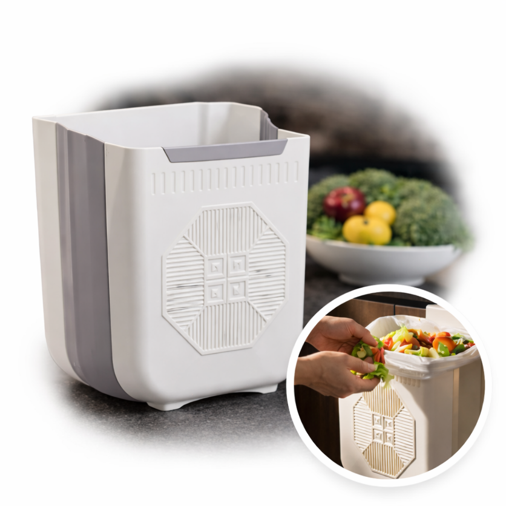 Caneca Basurero Bote Cocina Plegable Papelera Multiusos