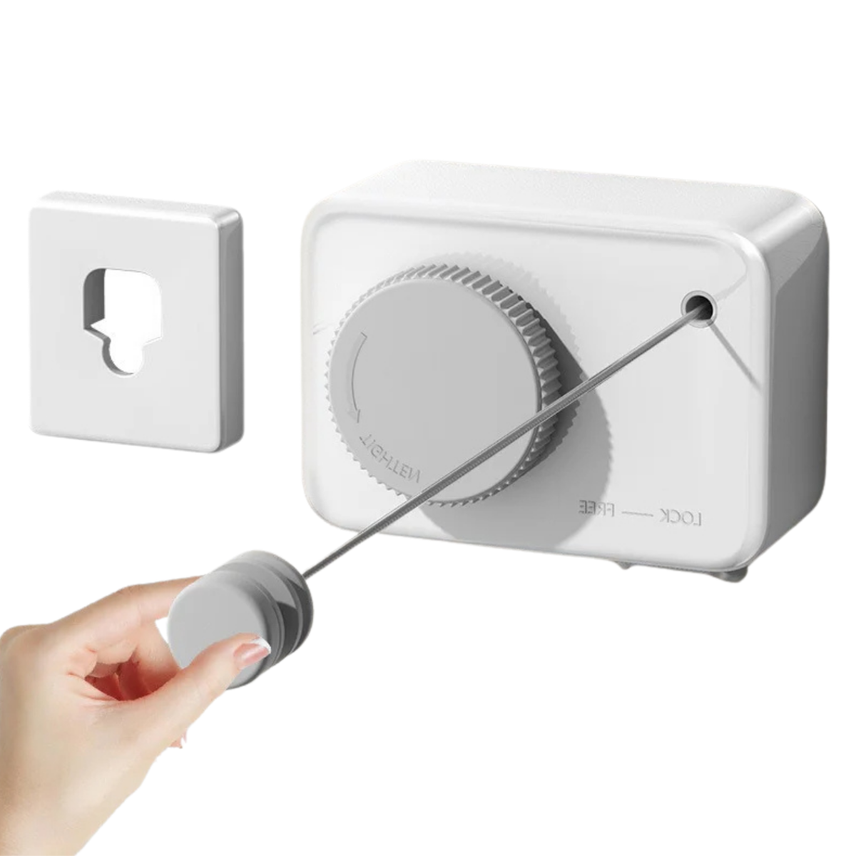 Tendedero Ropa Retractil Colgador De Pared Cuerdas Plegable