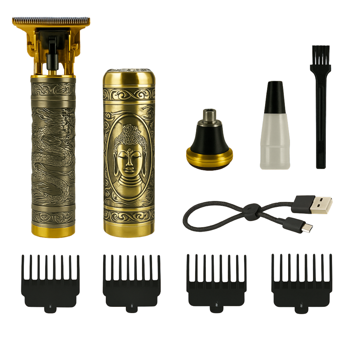 Maquina De Afeitar Hombre Inalambrica Afeitadoras Electricas Dorado 5