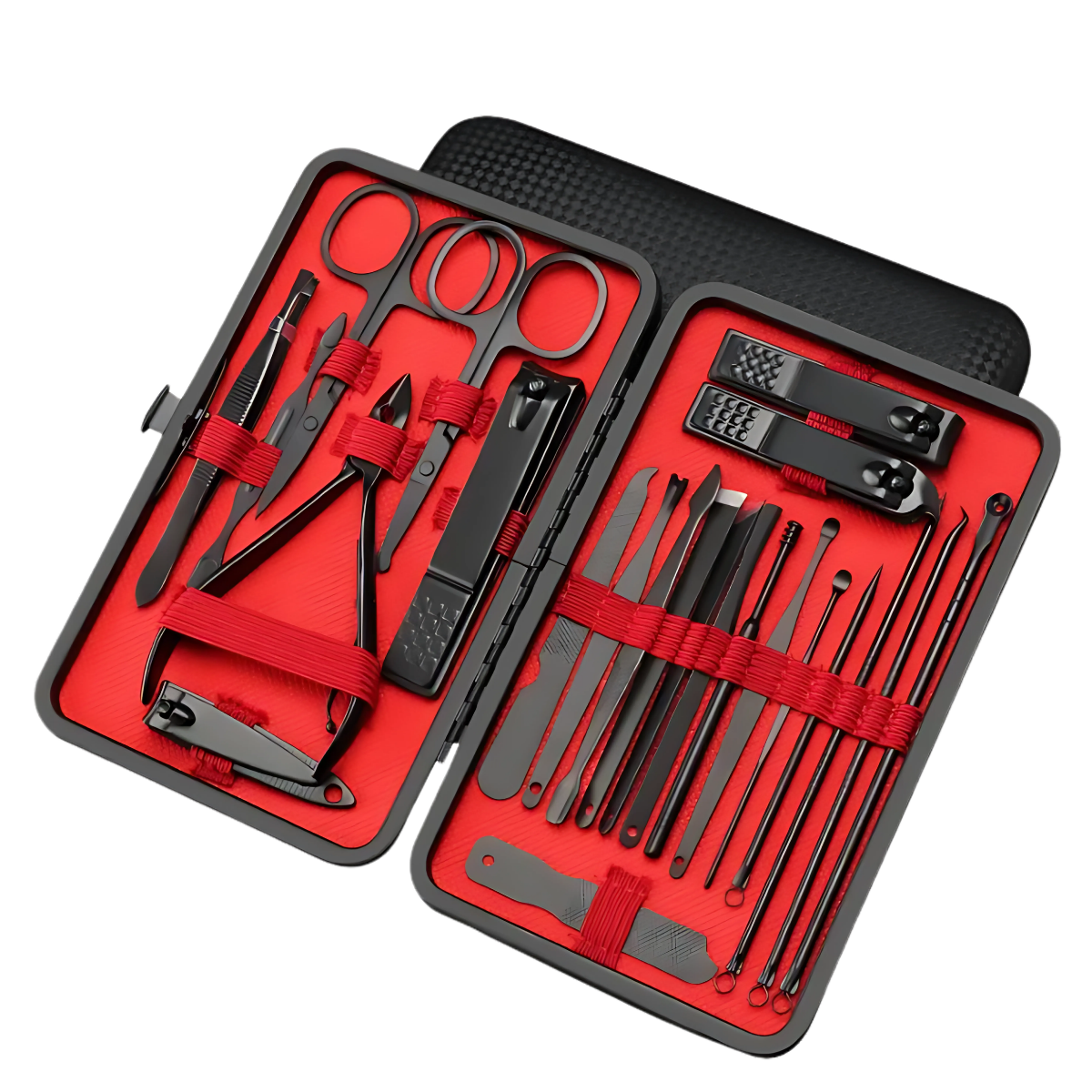 Kit Para Arreglo De Uñas Instrumentos Podologia Pedicure Kit Manicure Pedicure Negro