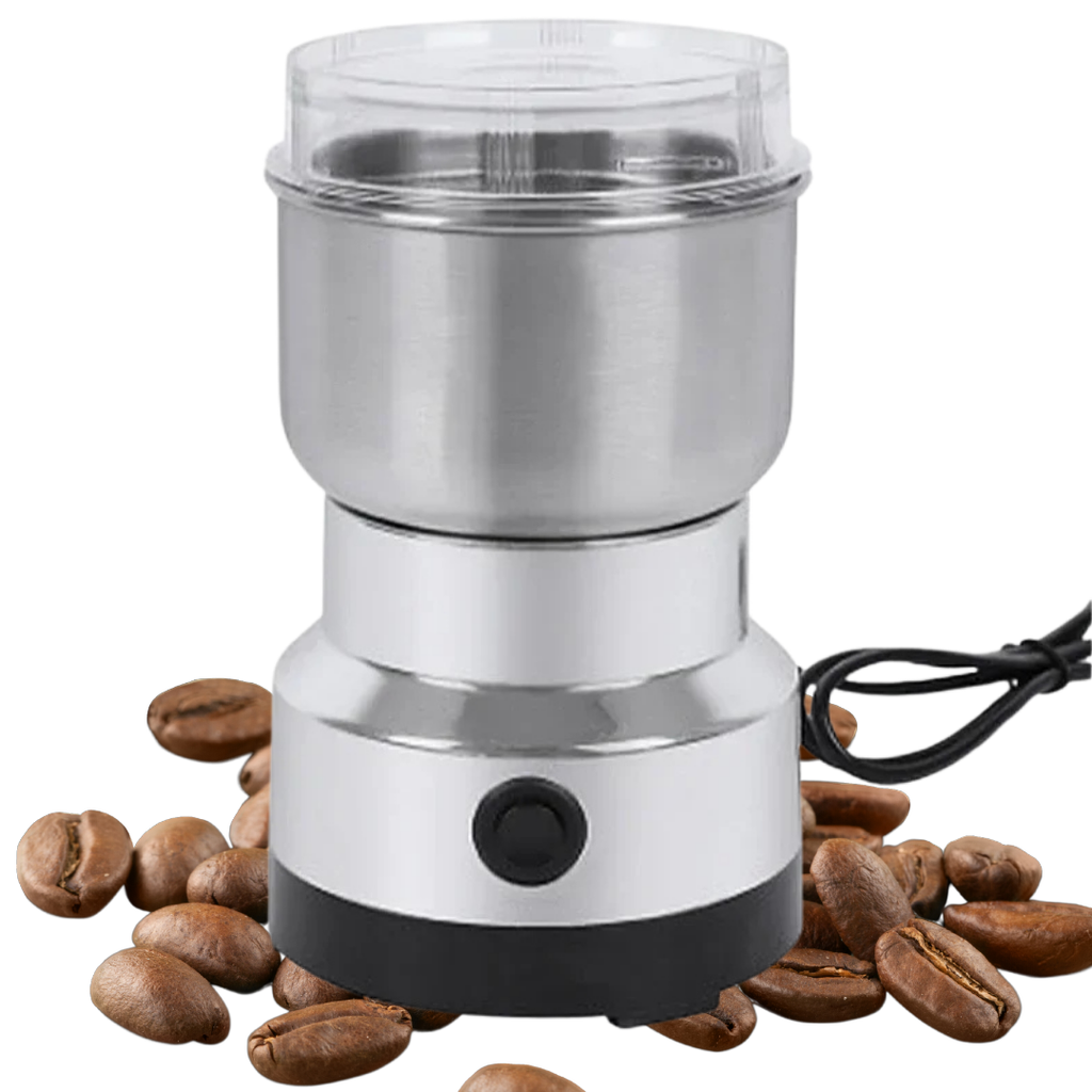 Molino Electrico Moledor De Cafe Maquina Molinillo Para Café Gris.